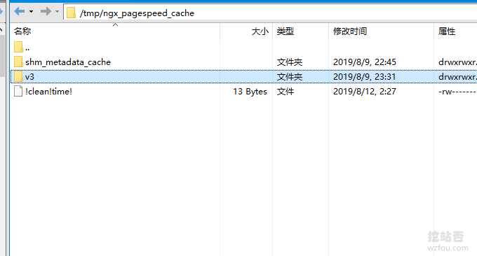 PageSpeed缓存文件