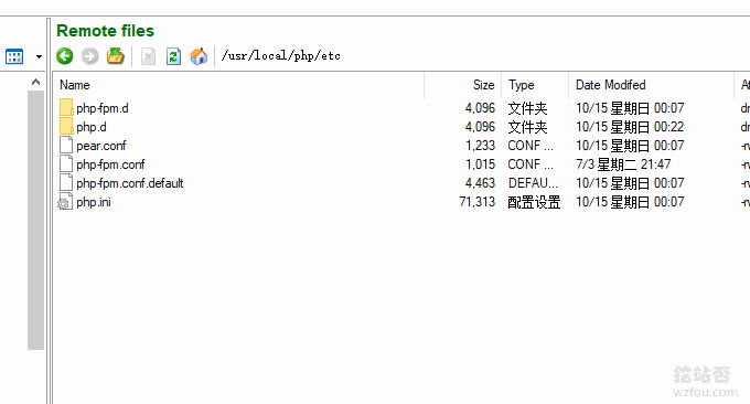 php-fpm配置路径