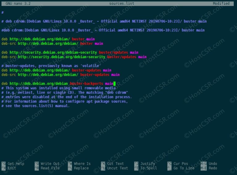 新手教程 Debian 10 如何升级官方busterbackports源5.10.X内核版本 Jarod Blog